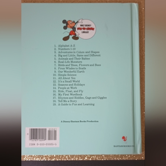 Walt Disney A-Z Alphabet Book - Picture 2 of 2